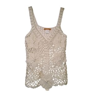 Crochet Hollowed Mesh Top